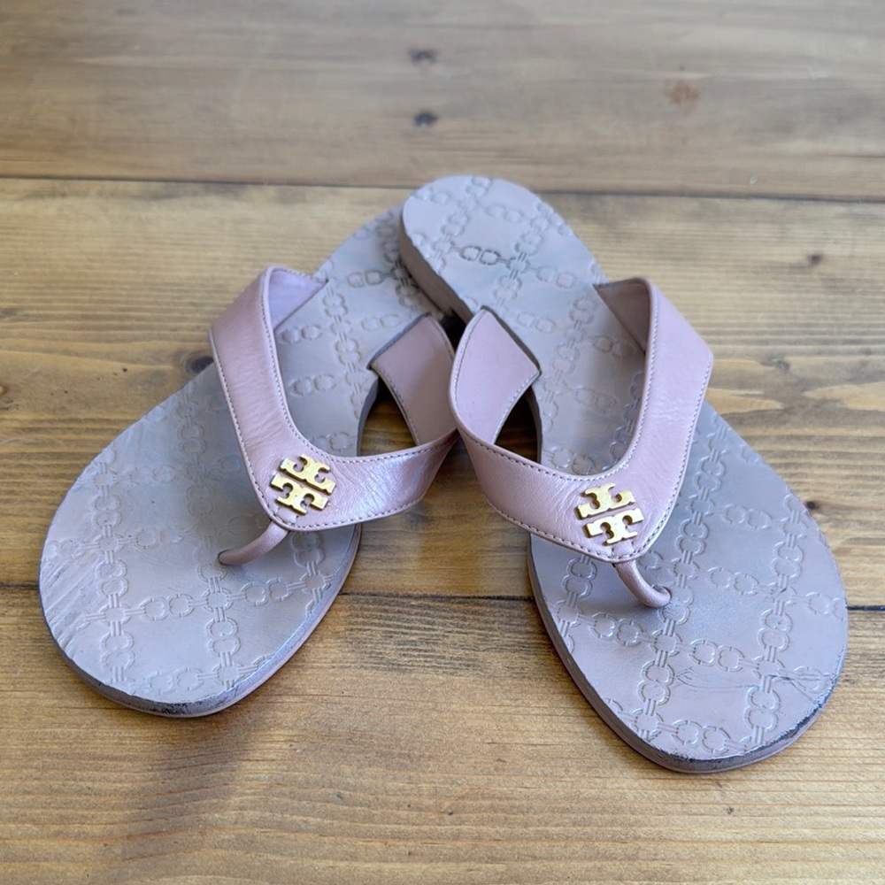 Tory Burch Monroe Pink Sandals